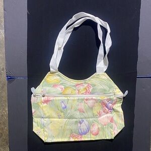 Floral Shoulder Bag in Pastel Hues